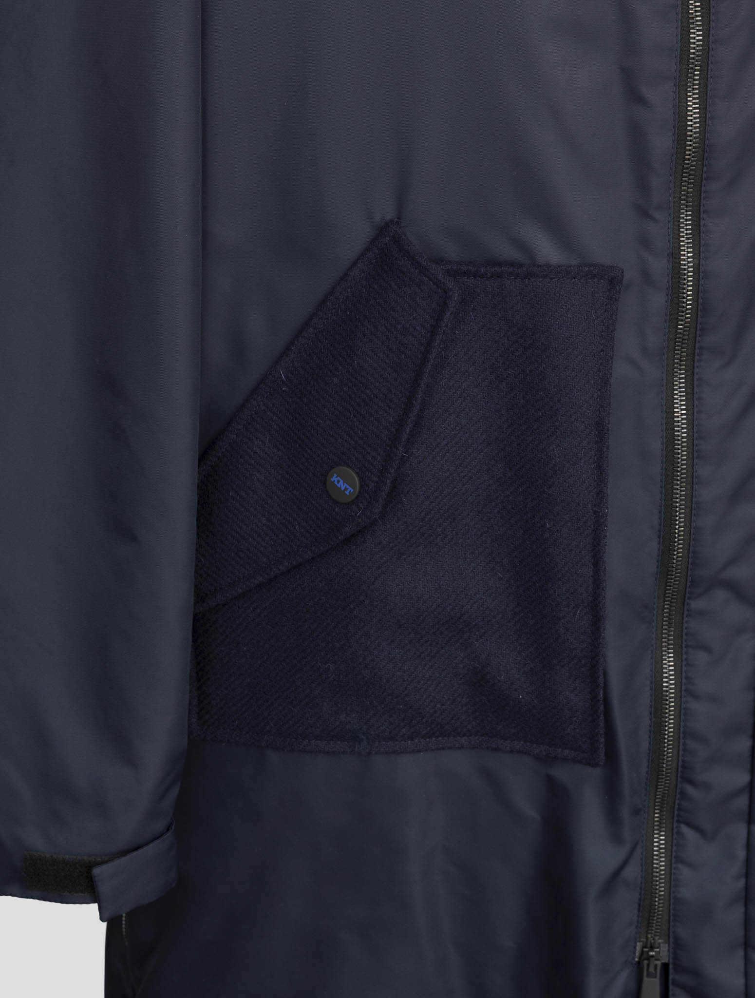 Kiton Knt Blue Pa Overoat