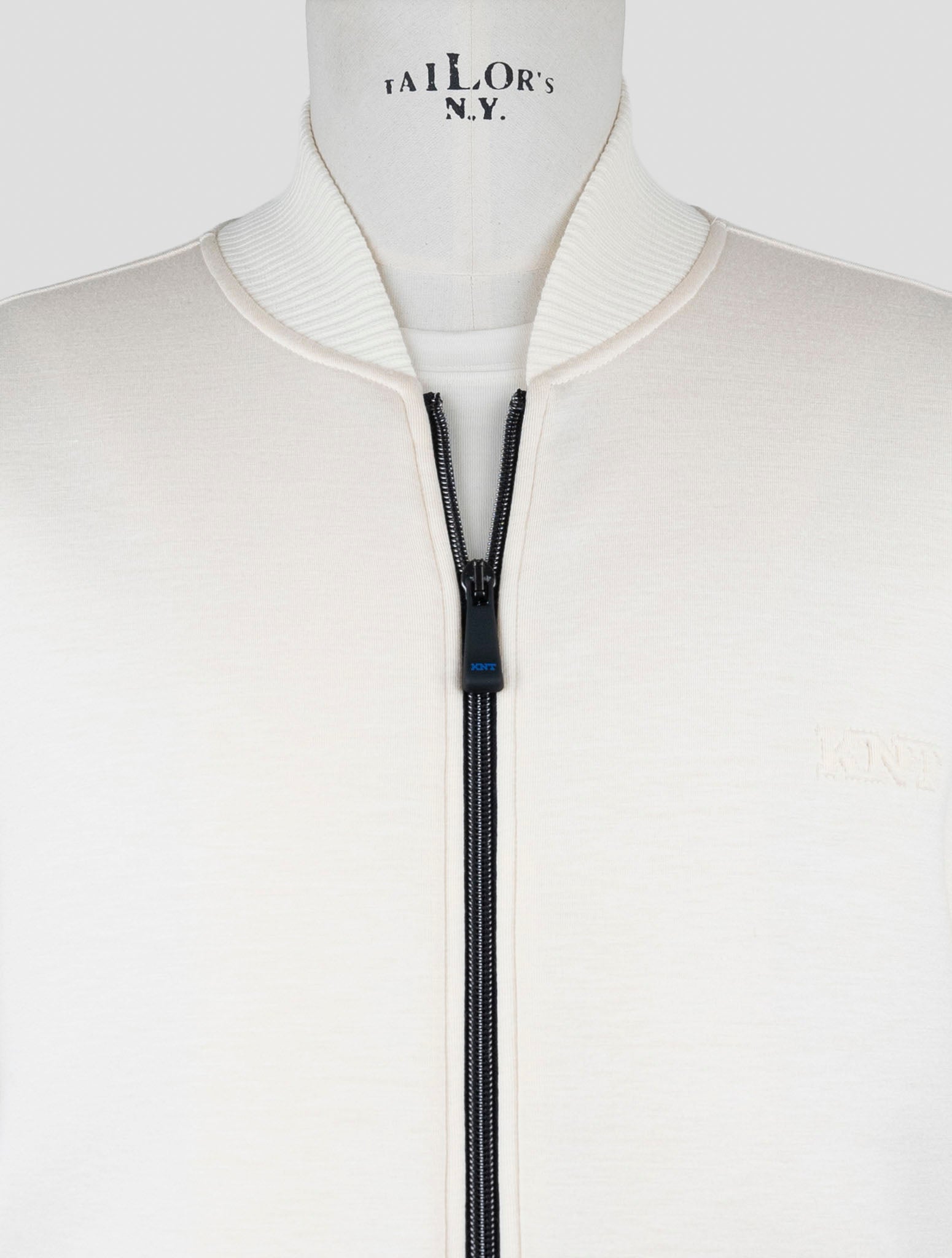 Kiton Knt White Viscose Ea Coat