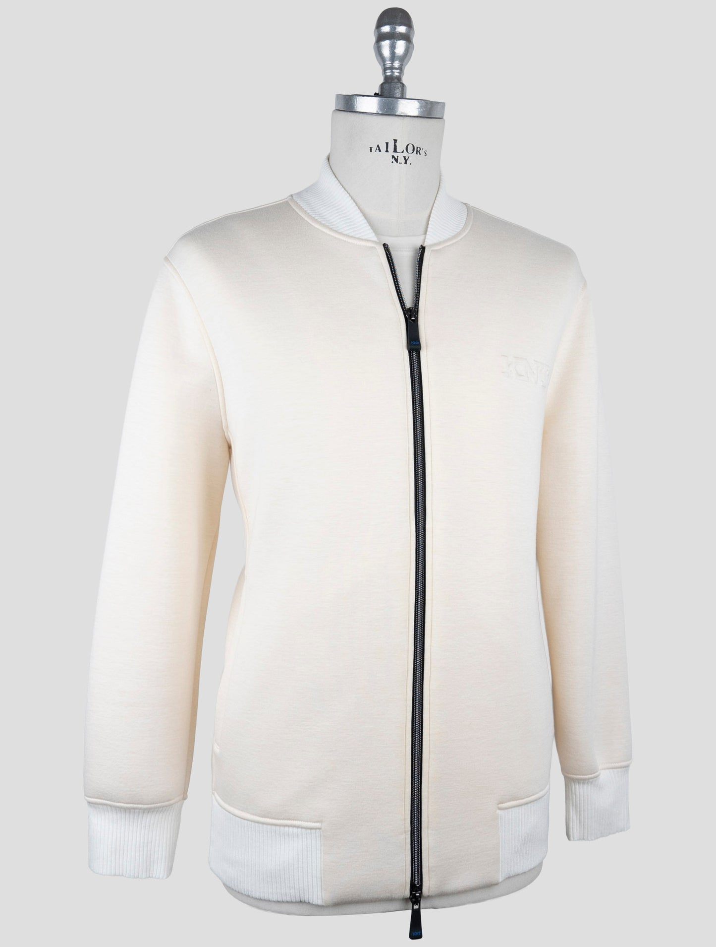 Kiton Knt White Viscose Ea Coat