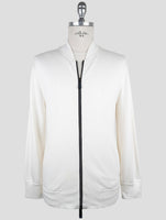 Kiton Knt White Viscose Ea Coat