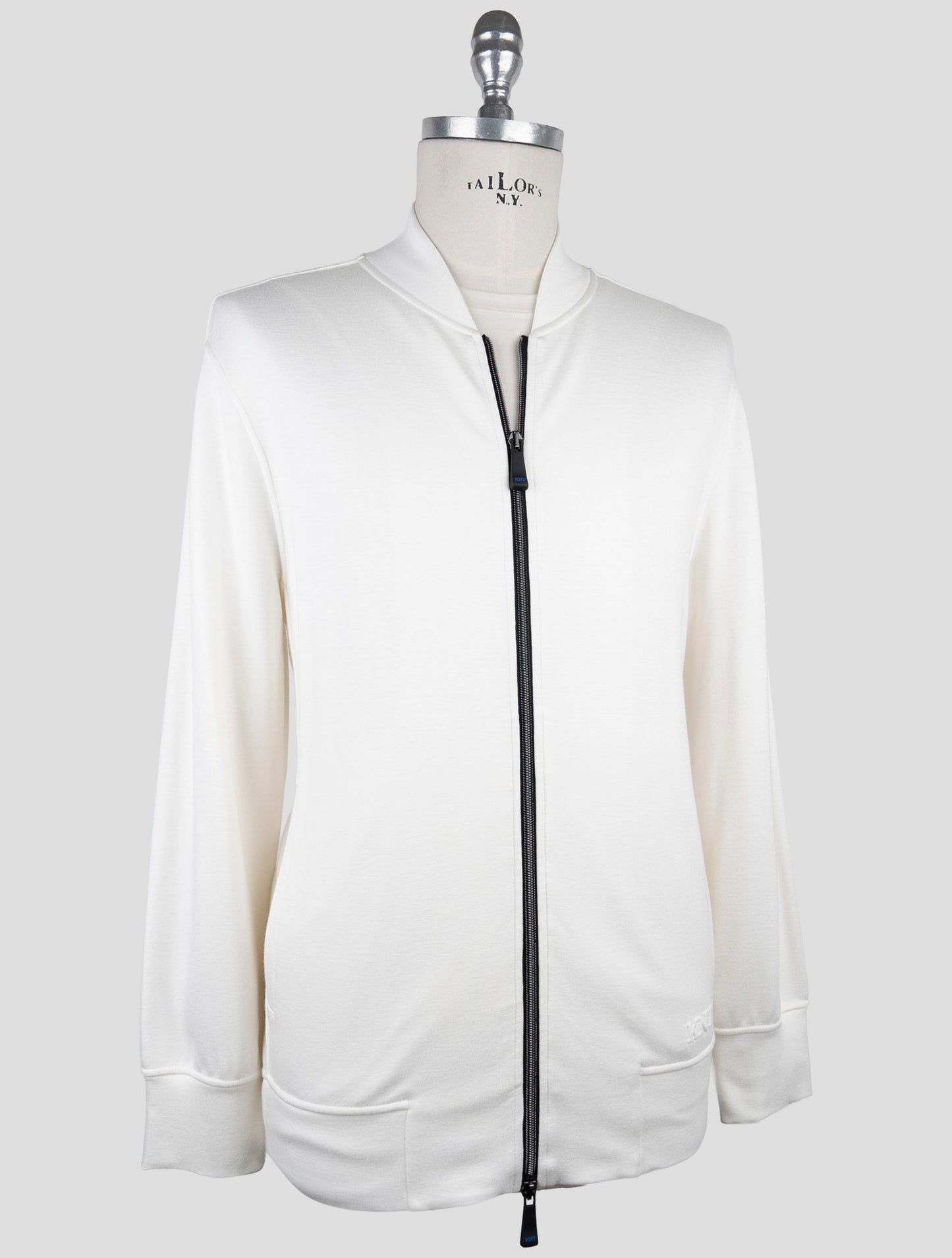 Kiton Knt White Viscose Ea Coat