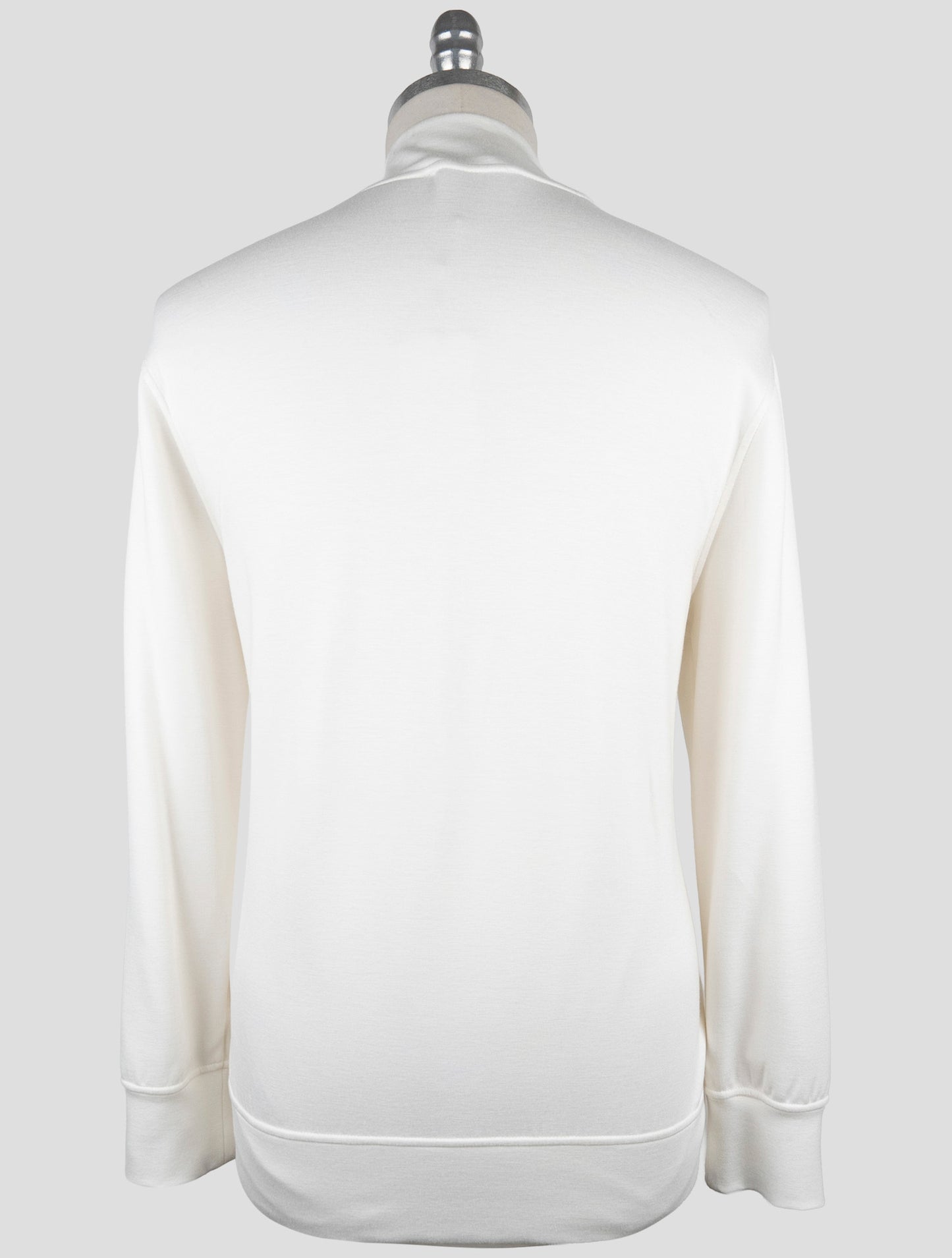 Kiton Knt White Viscose Ea Coat