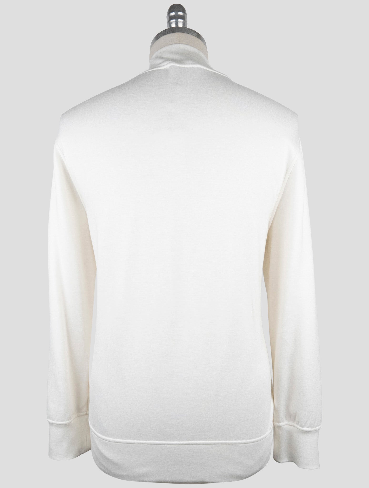 Kiton Knt White Viscose Ea Coat