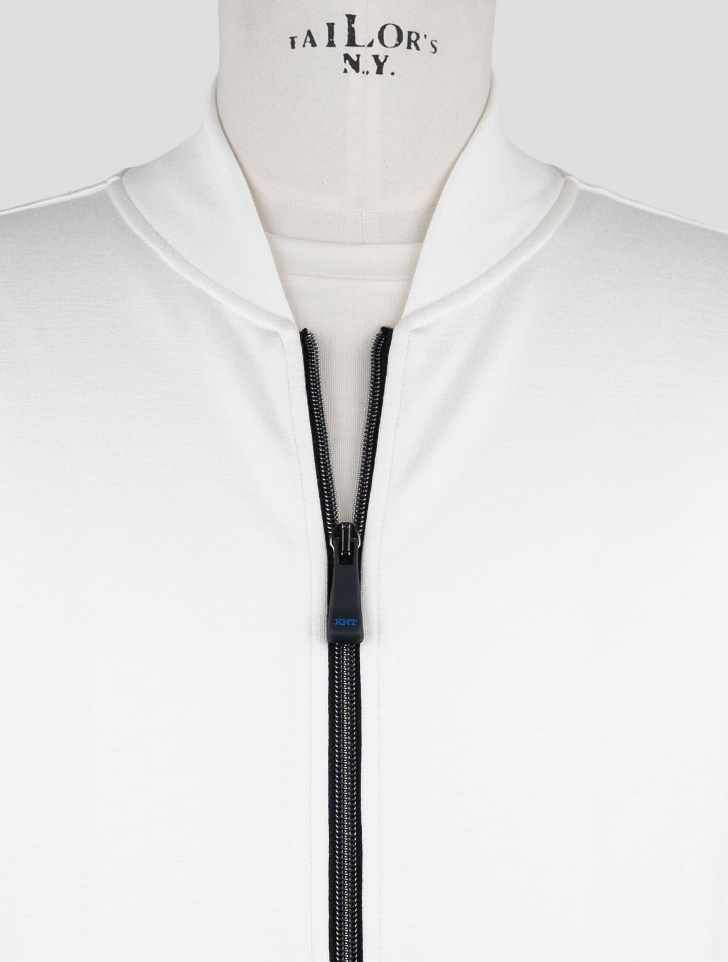 Kiton Knt White Viscose Ea Coat