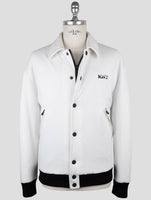 Kiton Knt White Viscose Pa Ea Coat