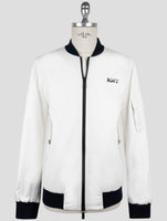 Kiton Knt White Cotton Coat