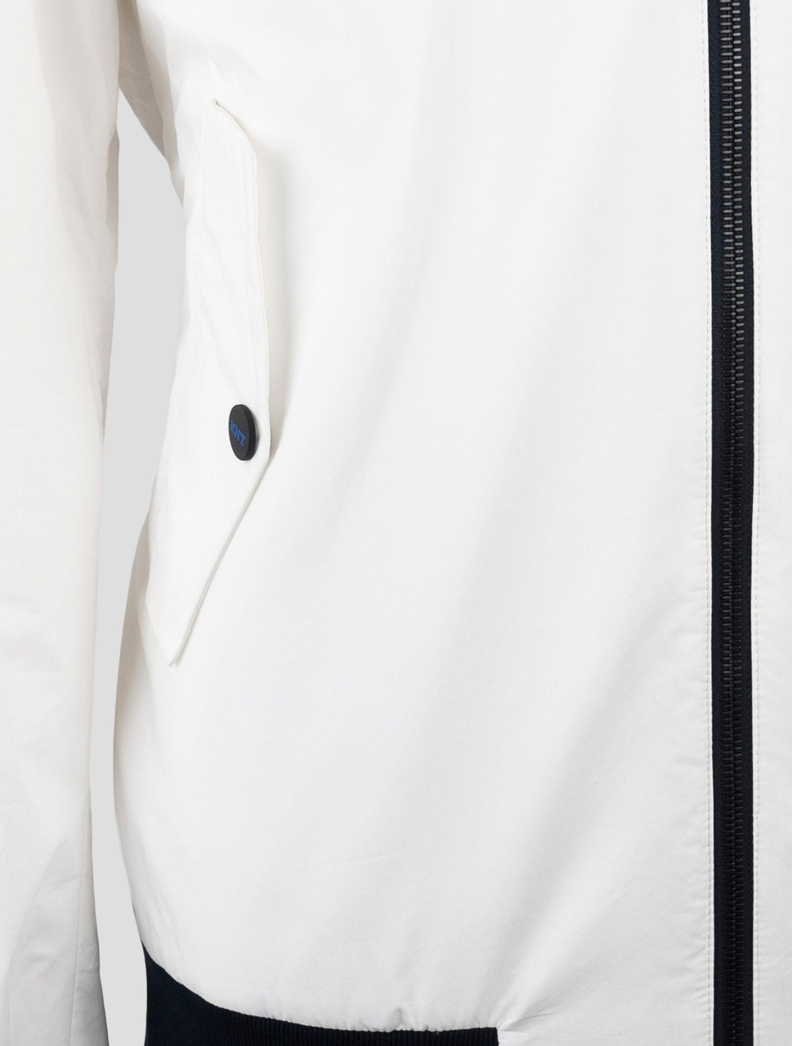 Kiton Knt White Cotton Coat