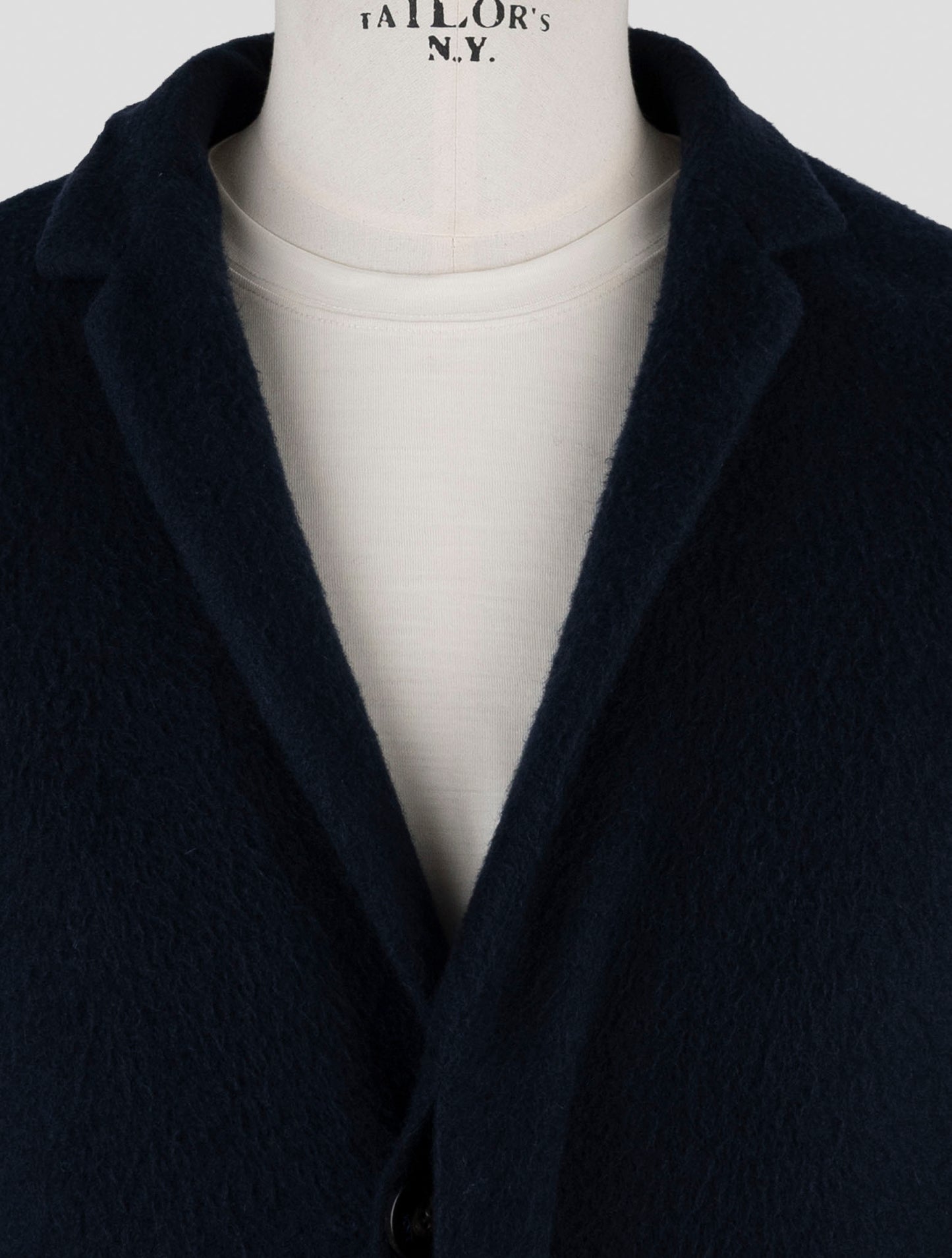 Kiton Knt Blue Cashmere Pa Overoat