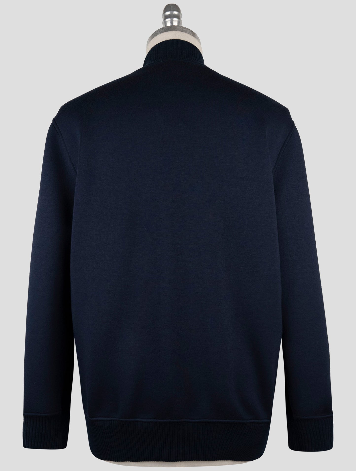 Kiton Knt Blue Viscose Ea Coat