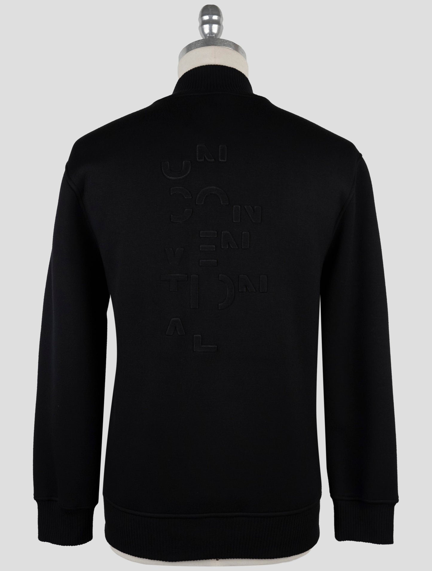 Kiton Knt Black Viscose Ea Coat
