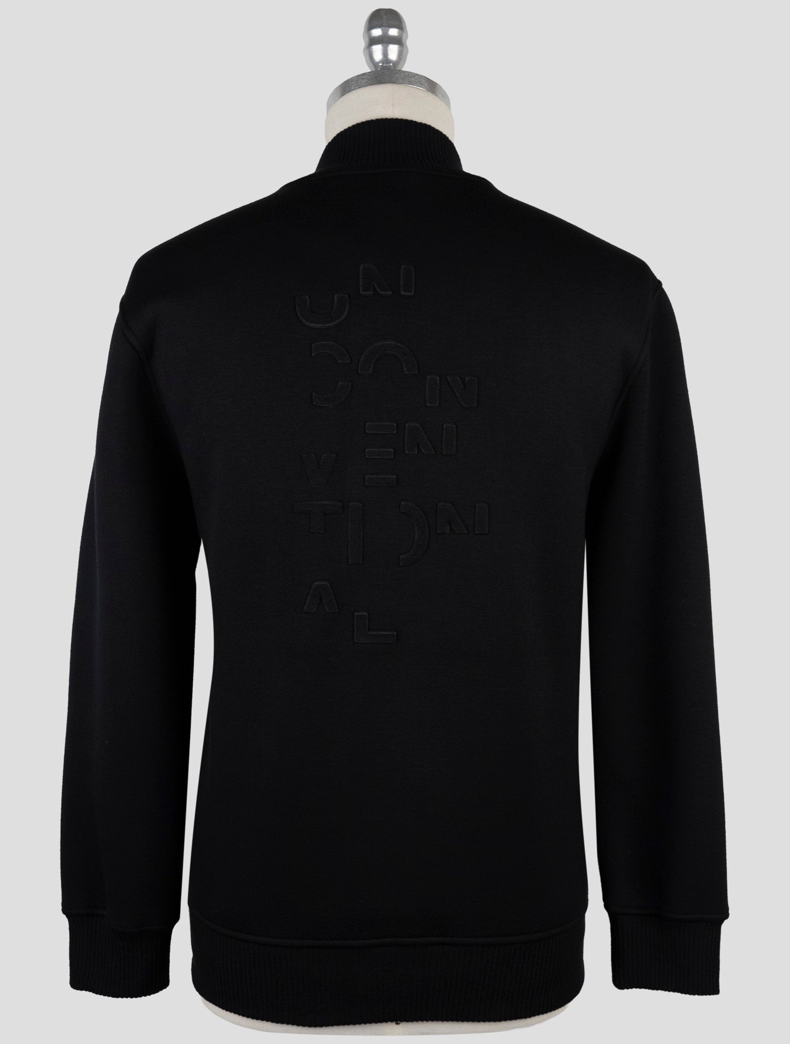 Kiton Knt Black Viscose Ea Coat