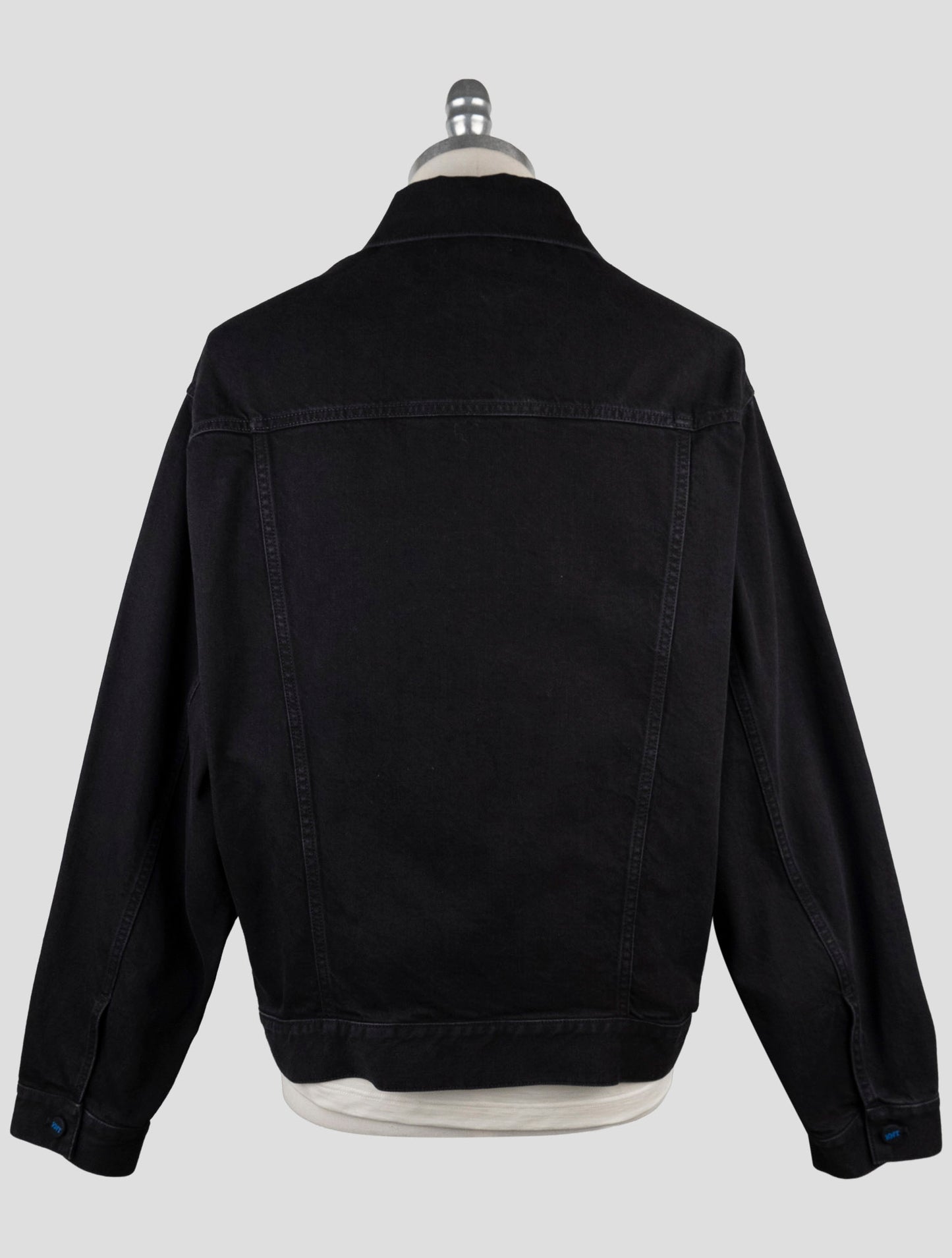 Kiton Knt Black Cotton Ea Coat