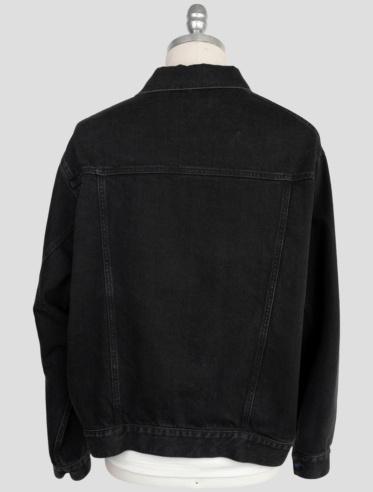 Kiton Knt Black Cotton Ea Coat