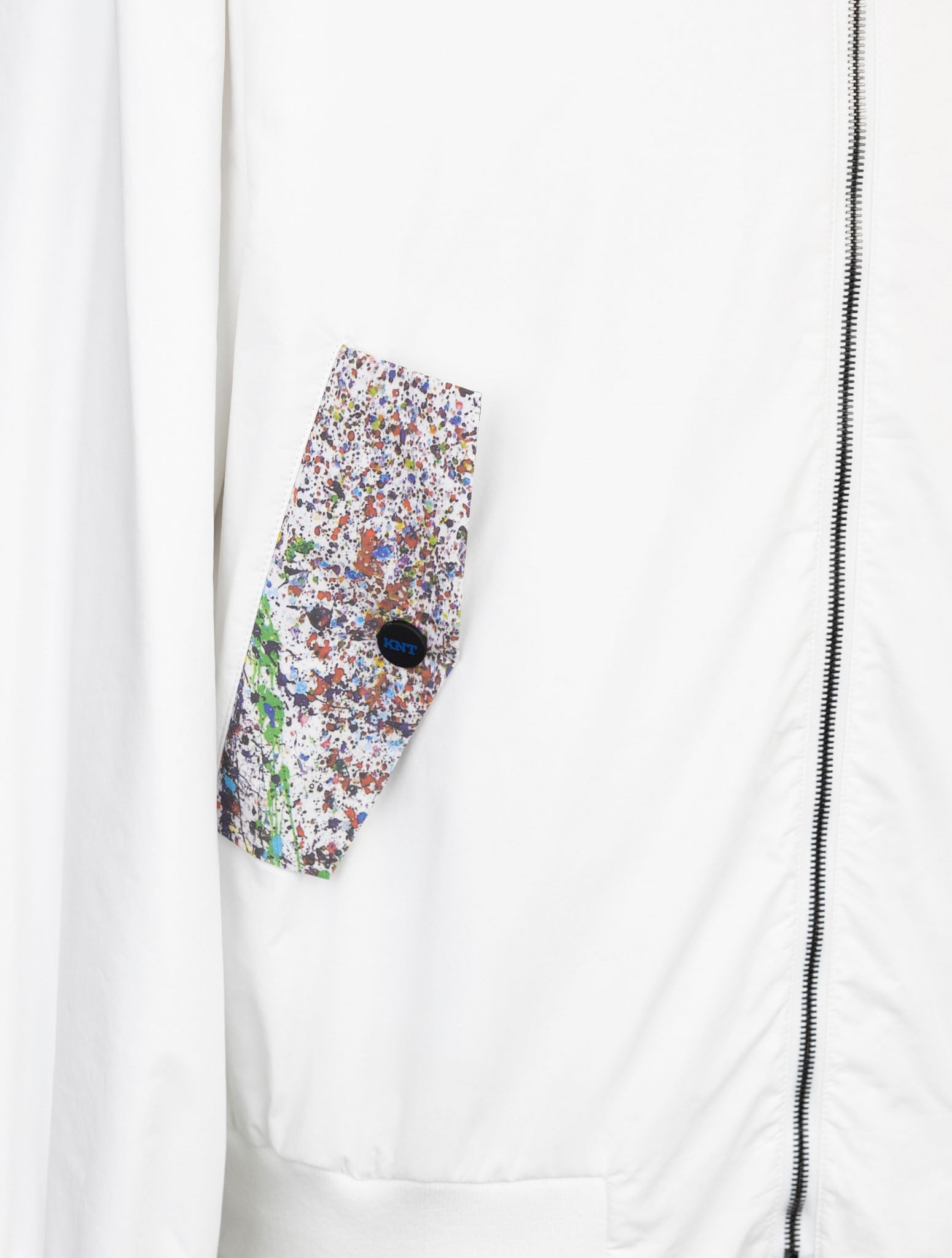 Kiton Knt White Cotton Coat