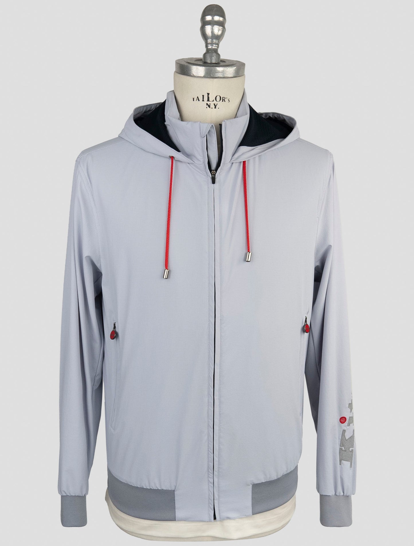 Kiton Light Gray Pa Ea Coat
