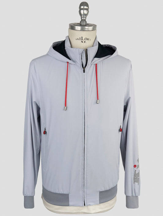 Kiton Light Gray Pa Ea Coat