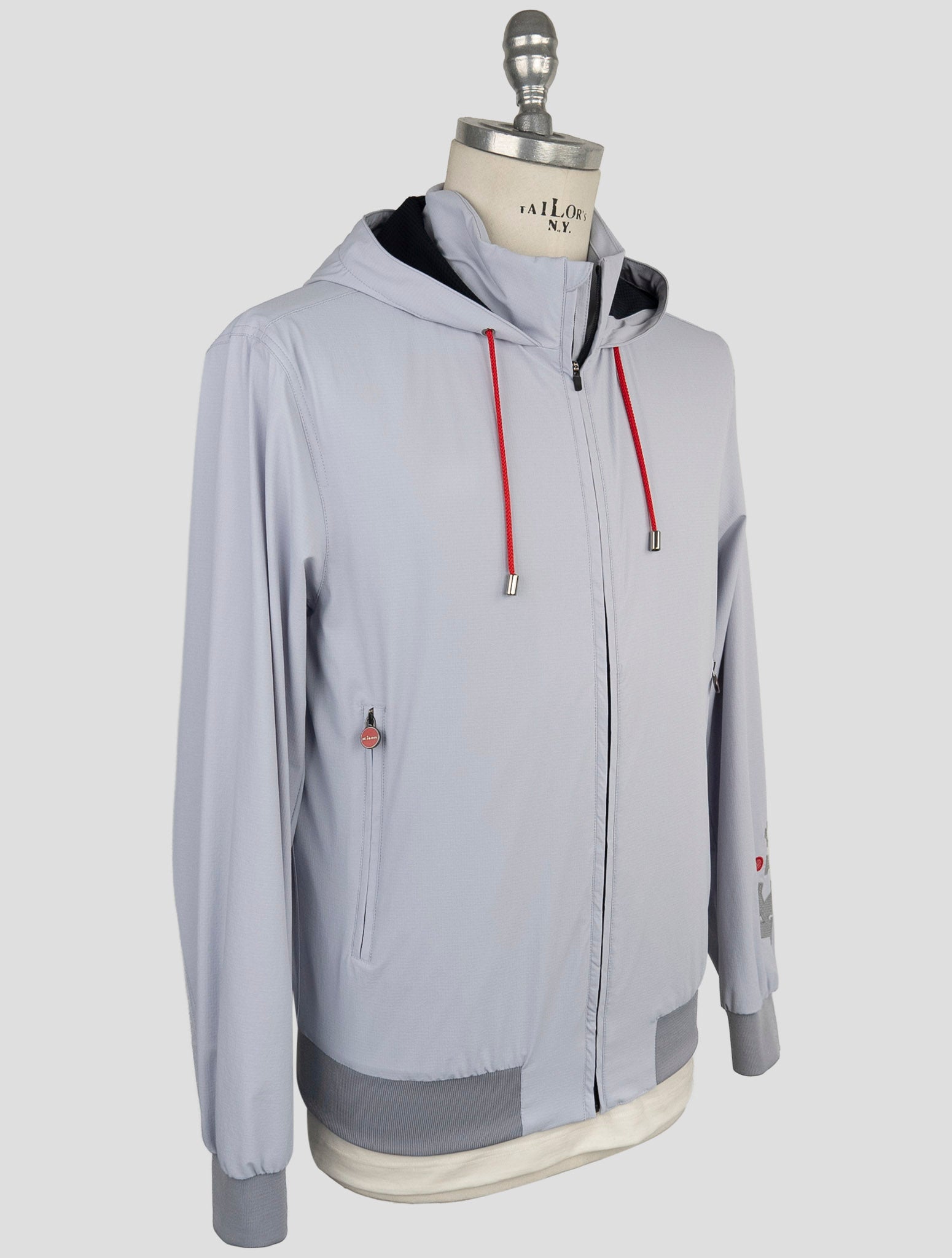 Kiton Light Gray Pa Ea Coat
