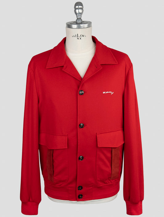 Kiton Red Cashmere Coat