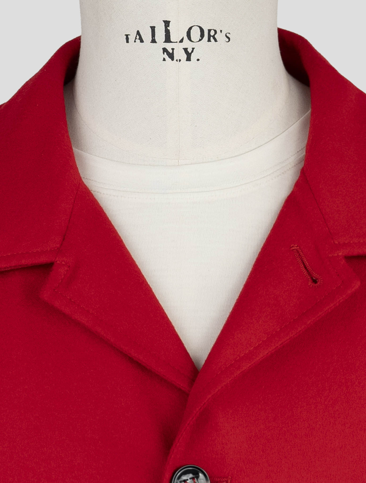 Kiton Red Cashmere Coat