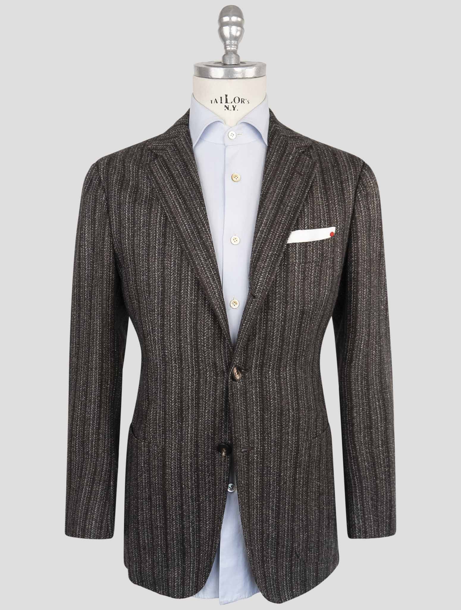 Kiton Brown Cashmere Blazer