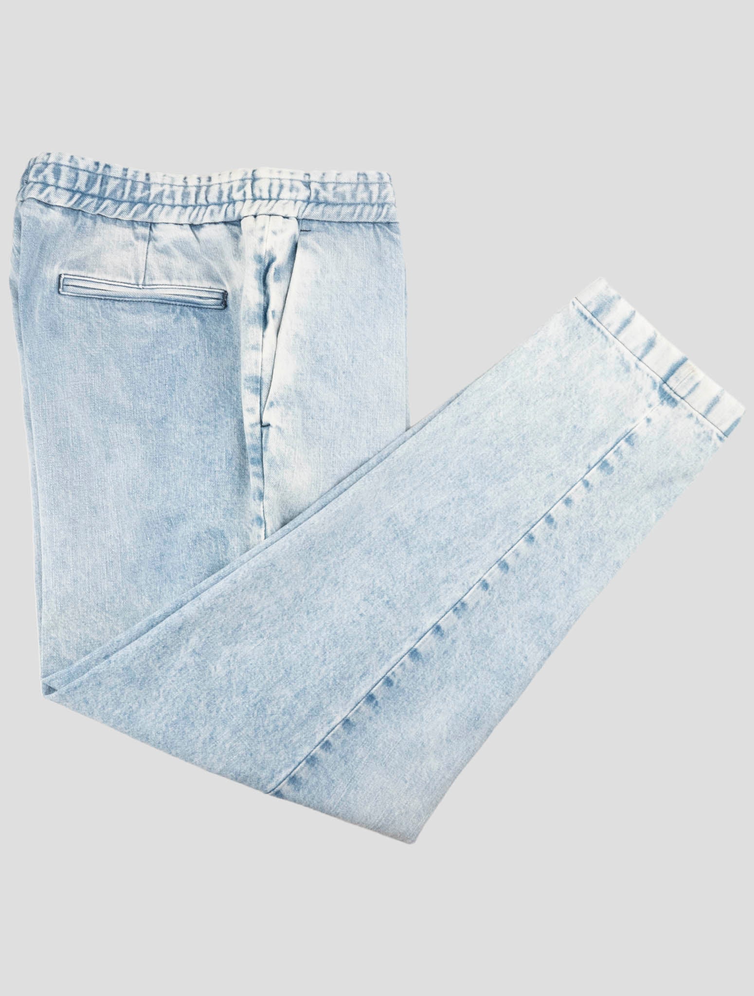 Kiton Knt Light Blue Cotton Ea Pants