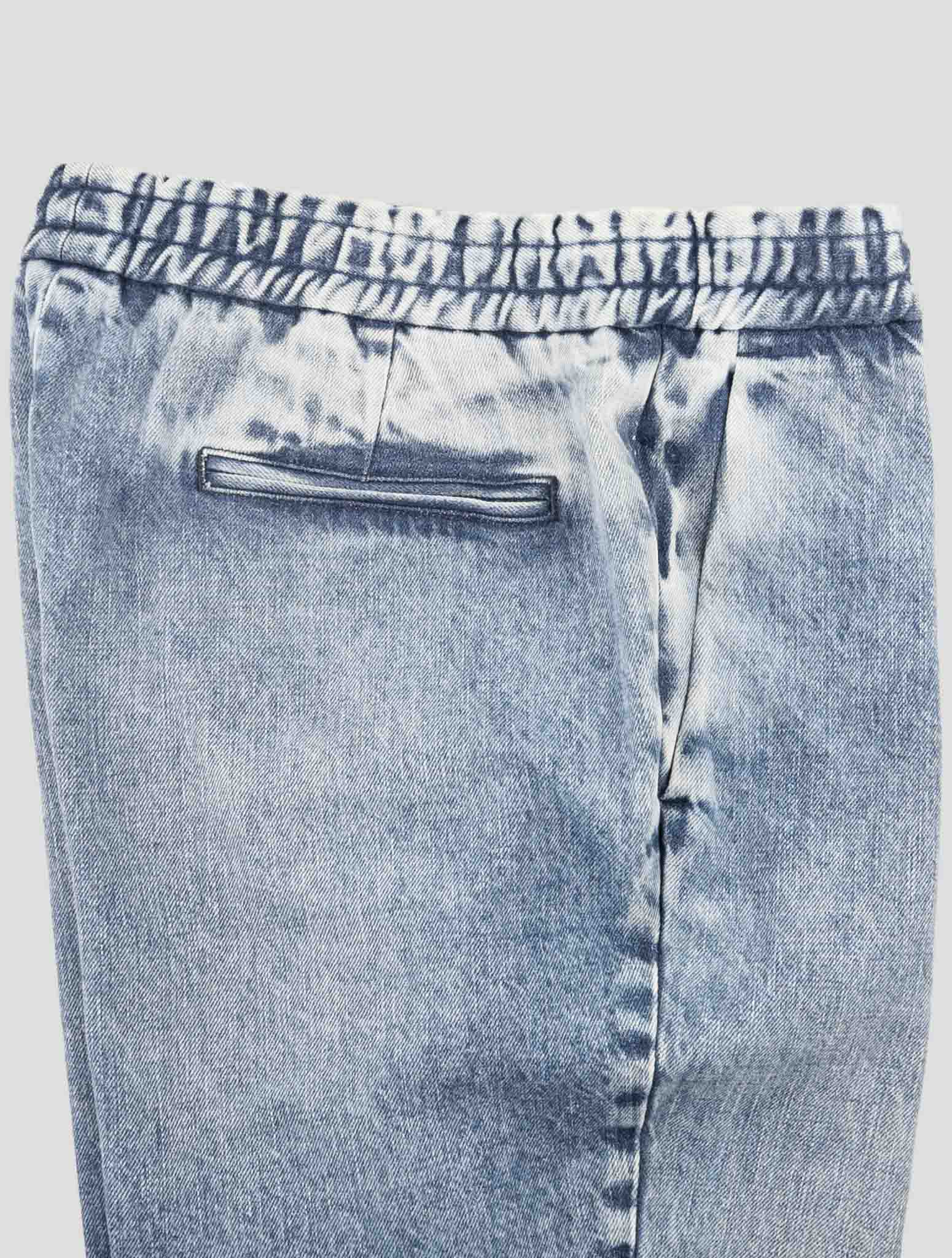 Kiton Knt Light Blue Cotton Ea Pants