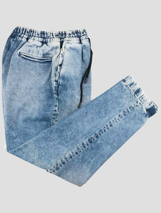 Kiton Knt Light Blue Cotton Ea Pants