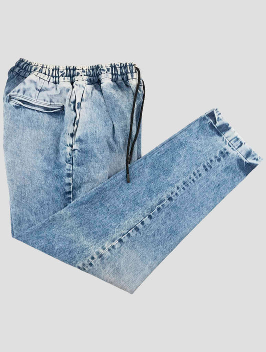 Kiton Knt Light Blue Cotton Ea Pants