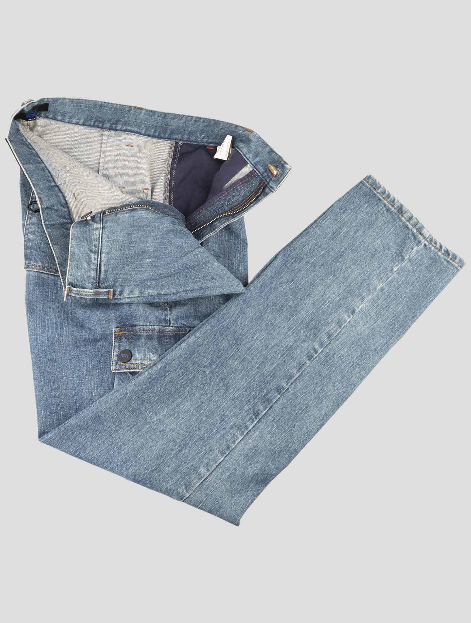 Kiton Knt Denim Cotton Pe Cargo Jeans