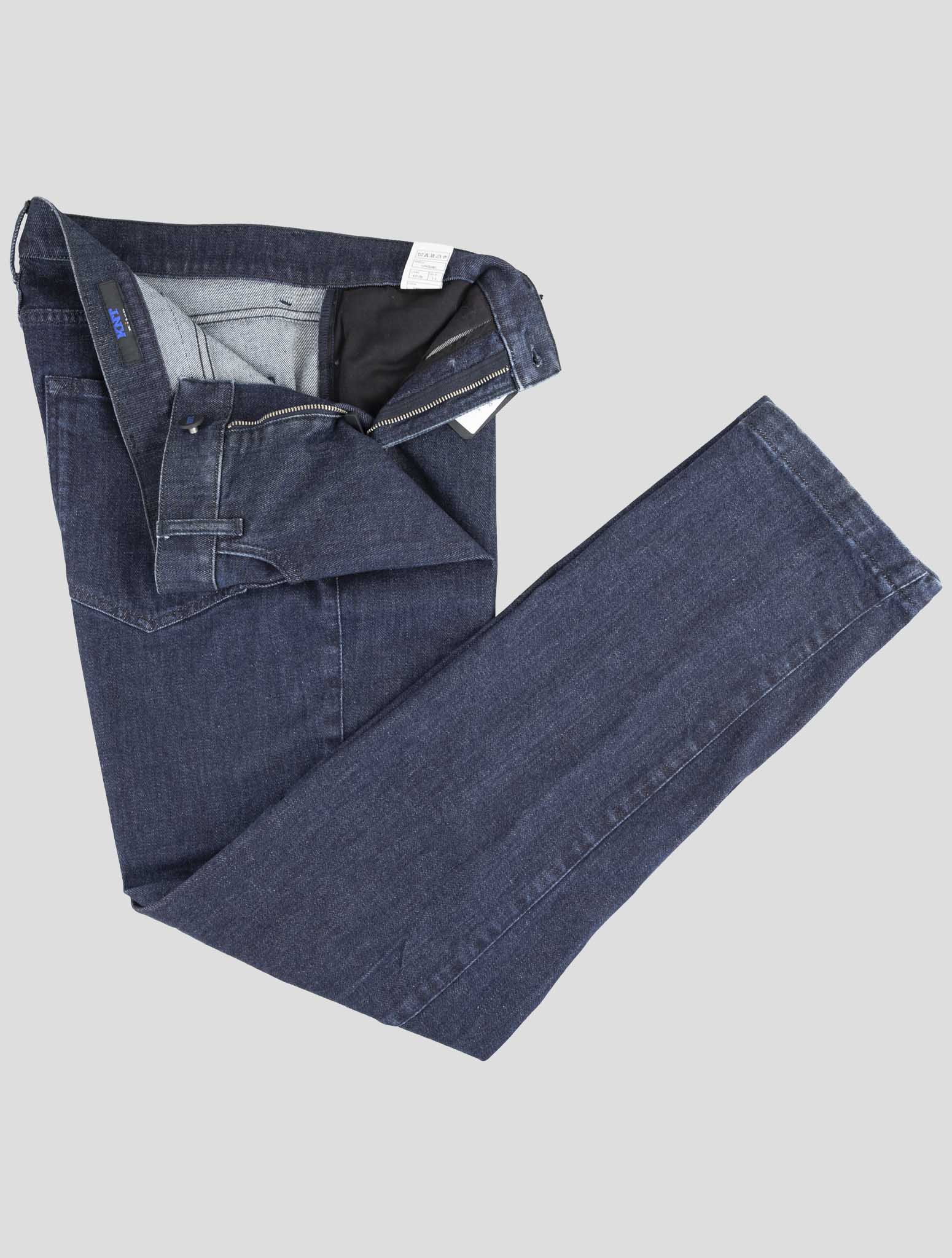 Kiton Knt Dark Blue Cotton Ea Jeans