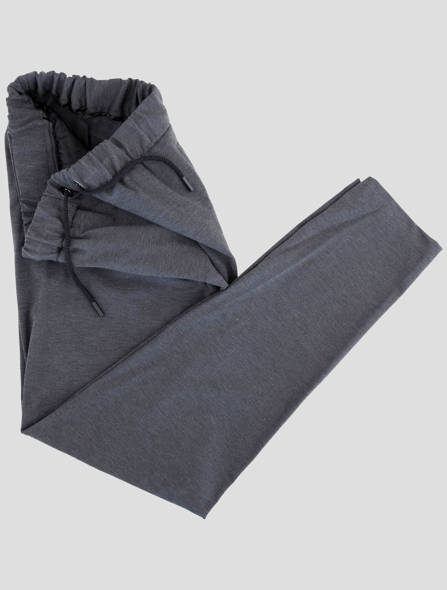 Kiton Knt Gray Cotton Pl Ea Pants