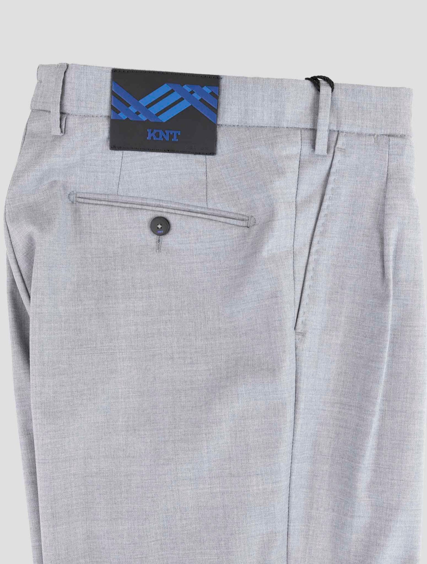 Kiton Knt Gray Virgin Wool Pants