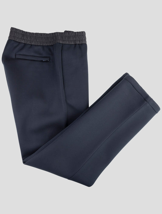 Kiton Knt Dark Blue Modal Pants