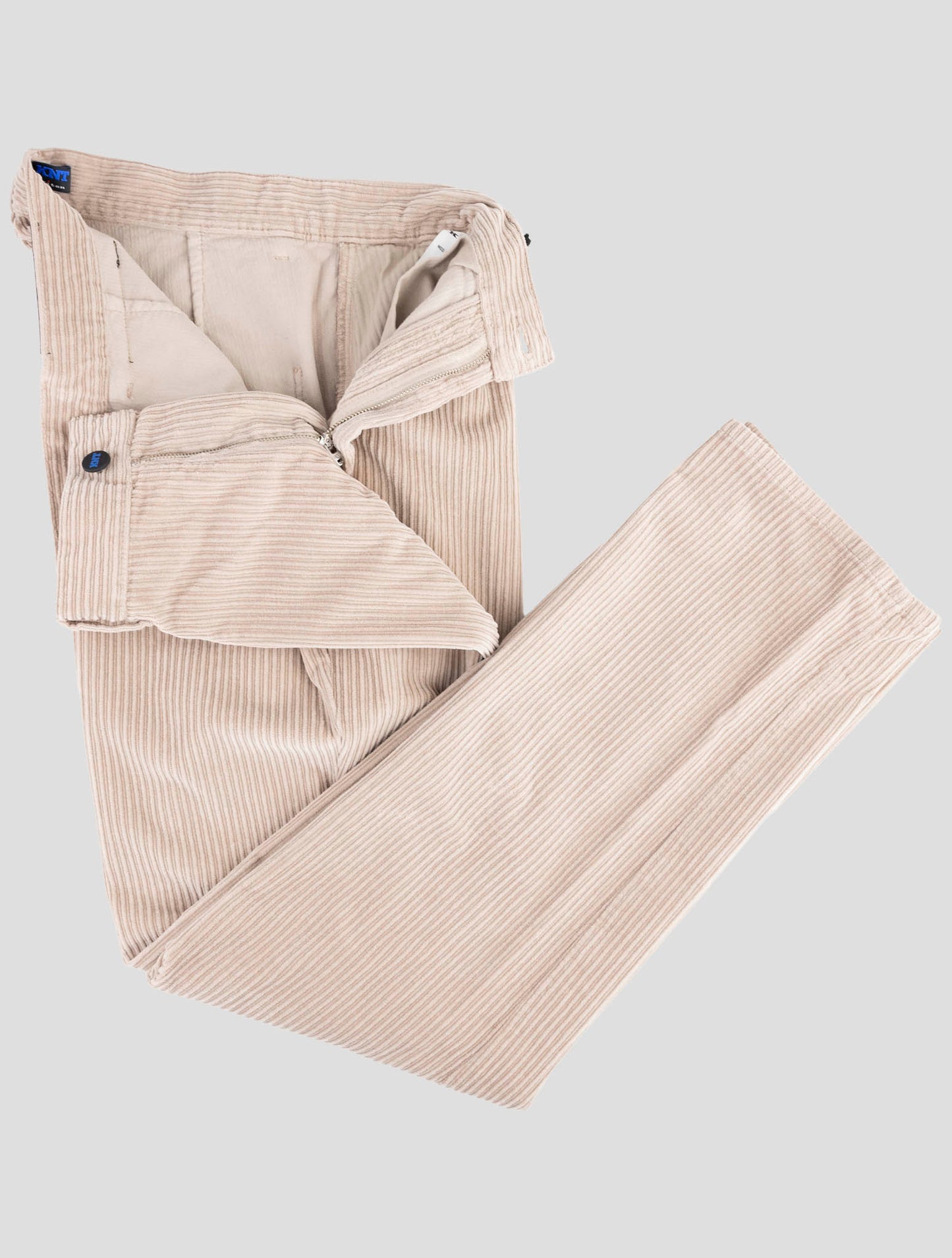Kiton Knt Brown Cotton Ea Velvet Pants