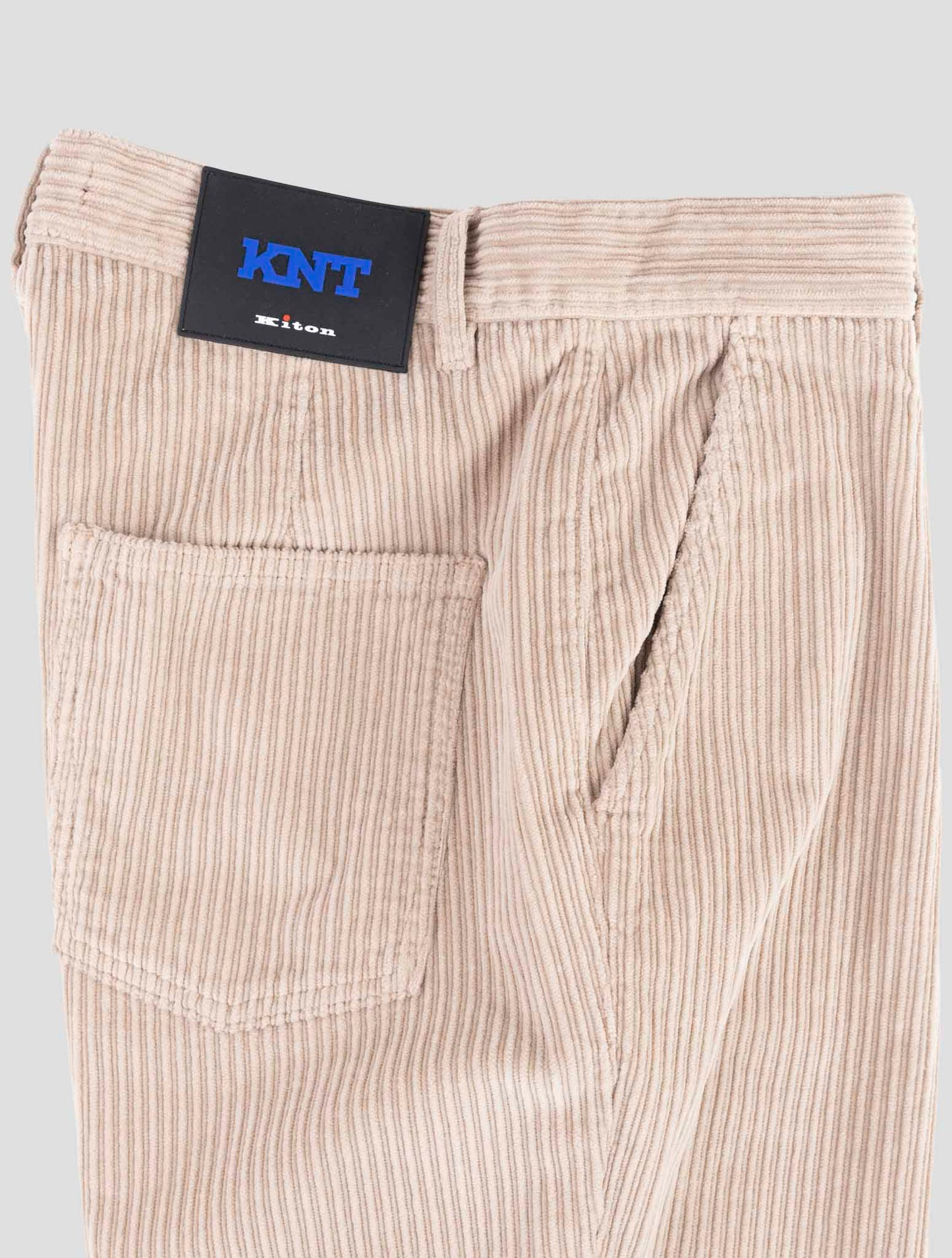 Kiton Knt Brown Cotton Ea Velvet Pants