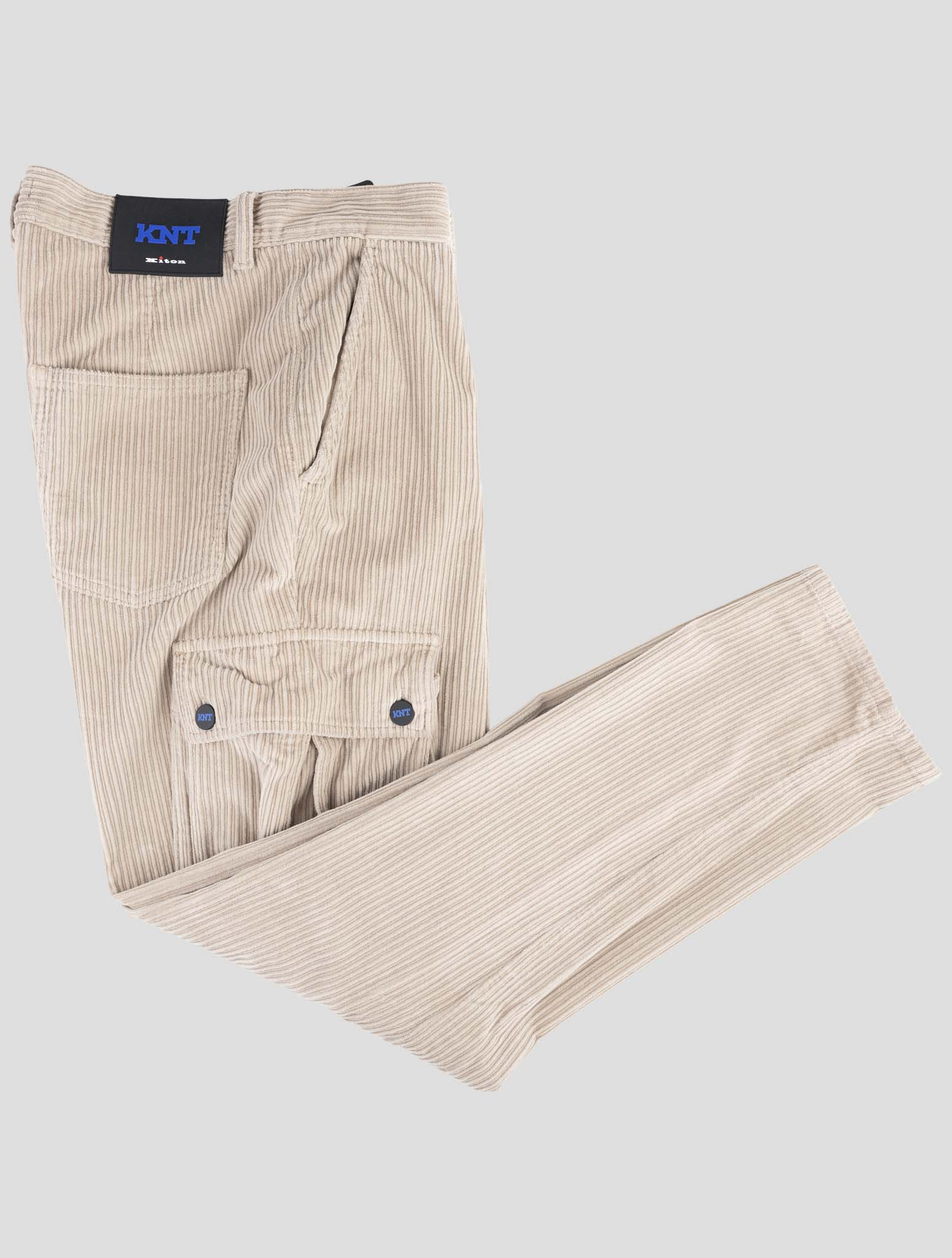 Kiton Knt Brown Cotton Ea Cargo Pants