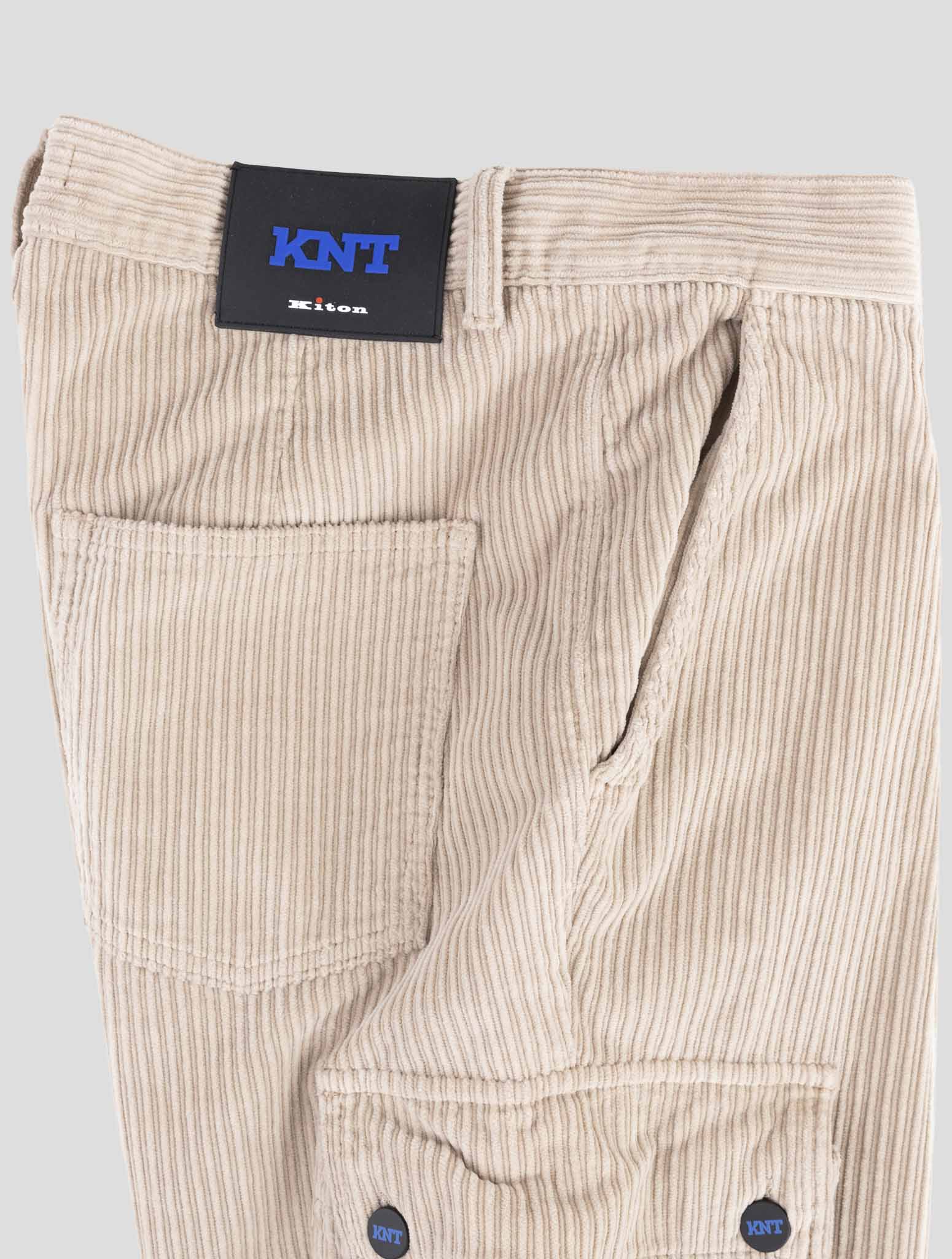 Kiton Knt Brown Cotton Ea Cargo Pants
