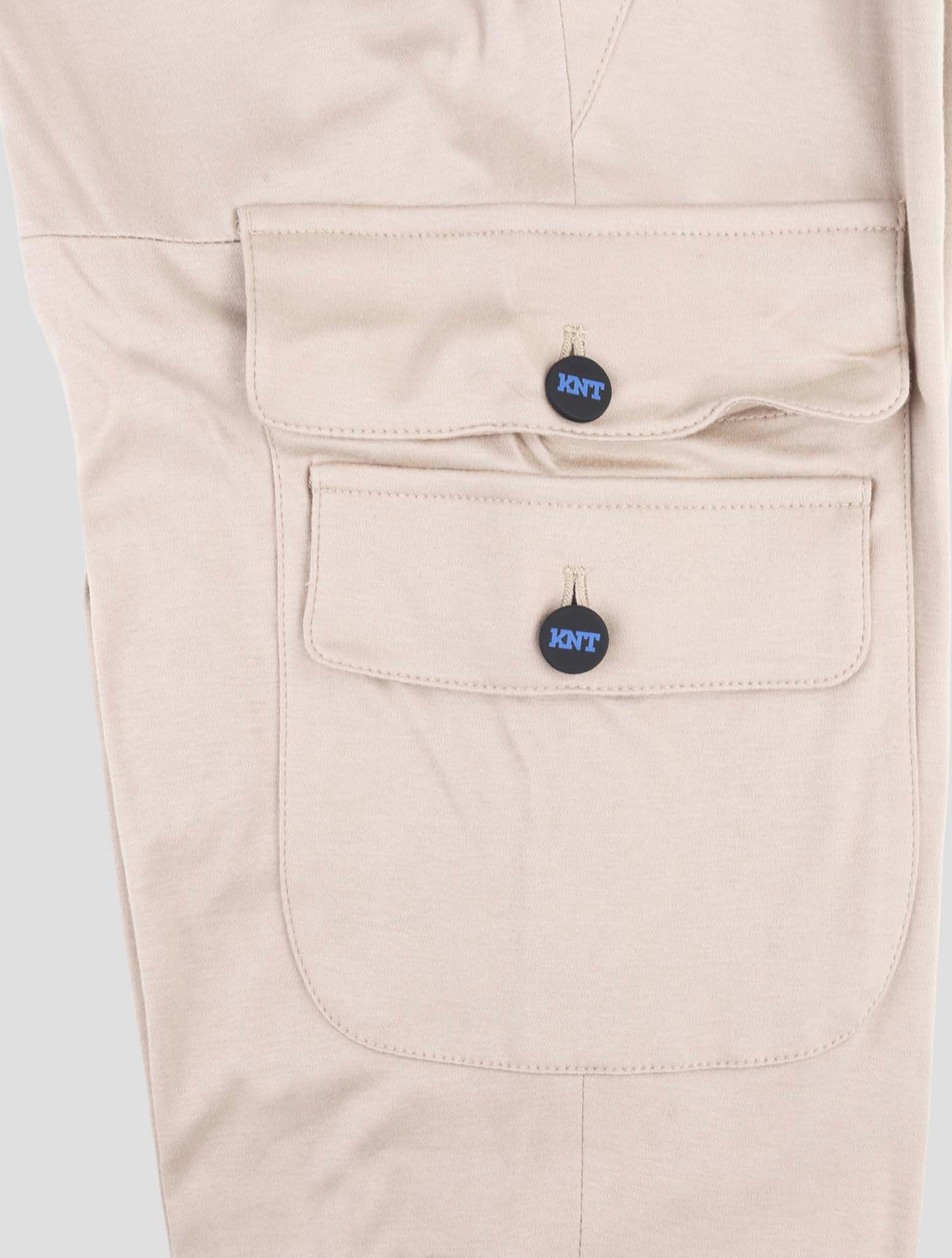 Kiton Knt Beige Cotton Cargo Pants