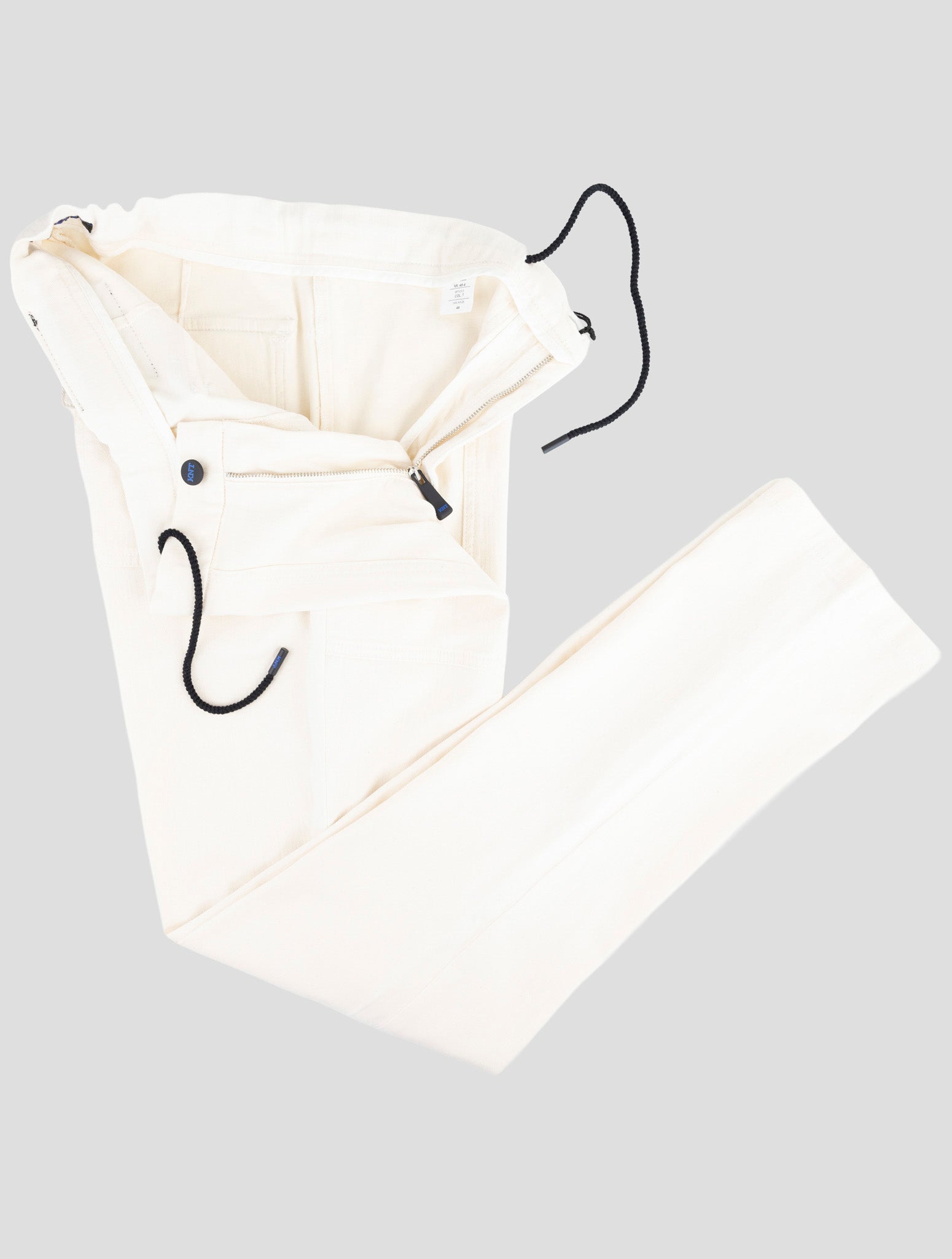 Kiton Knt White Cotton Cashmere Ea Pants