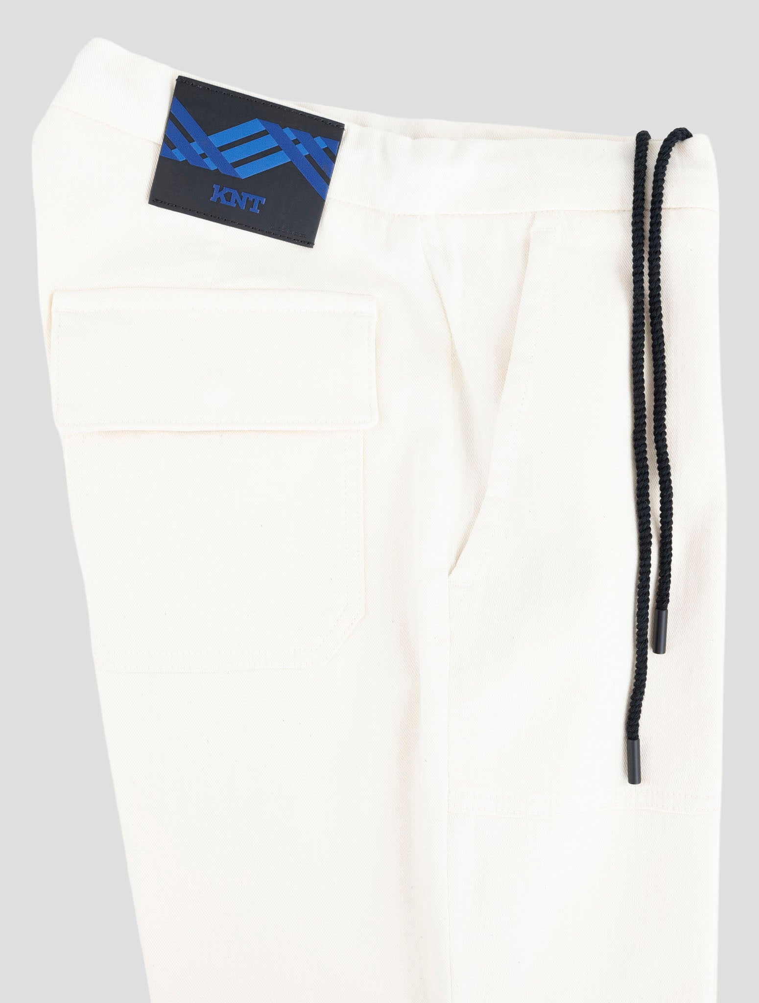Kiton Knt White Cotton Cashmere Ea Pants