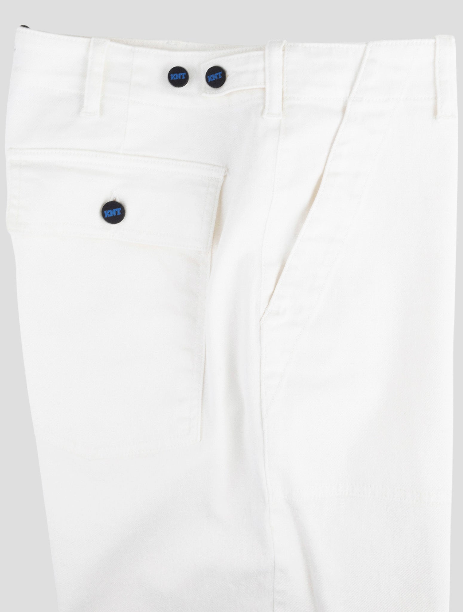 Kiton Knt White Cotton Ea Pants