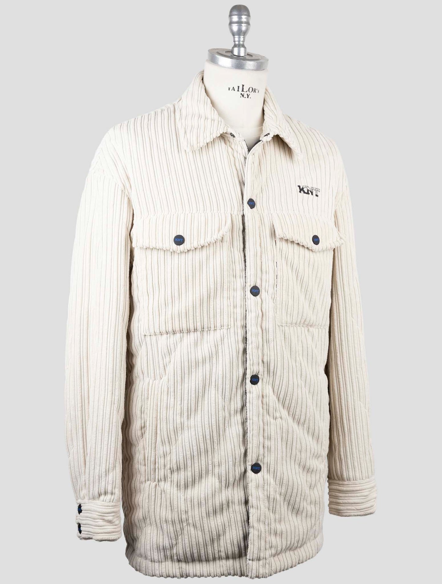 Kiton Knt White Pl Pa Velvet Coat