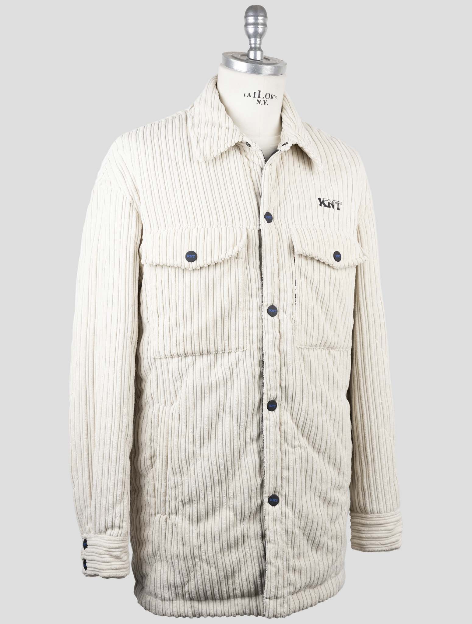 Kiton Knt White Pl Pa Velvet Coat