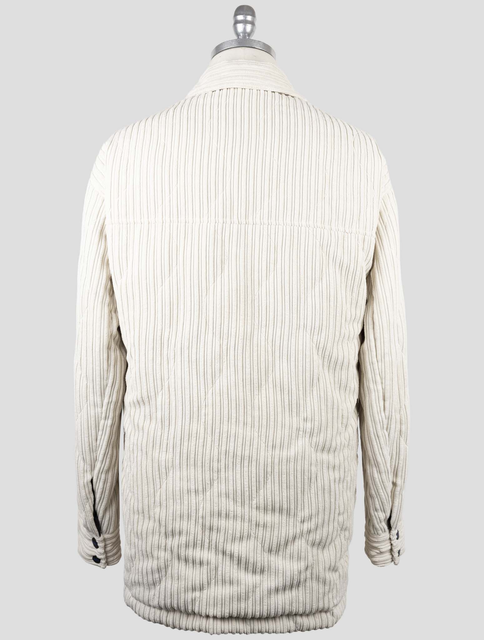 Kiton Knt White Pl Pa Velvet Coat