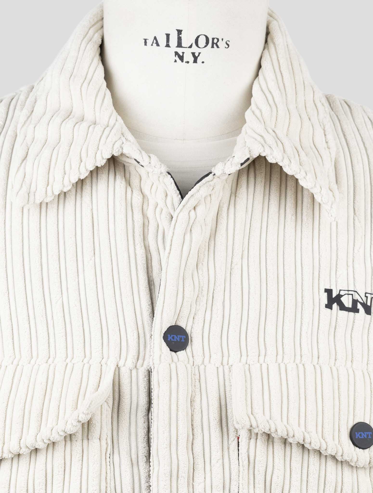 Kiton Knt White Pl Pa Velvet Coat