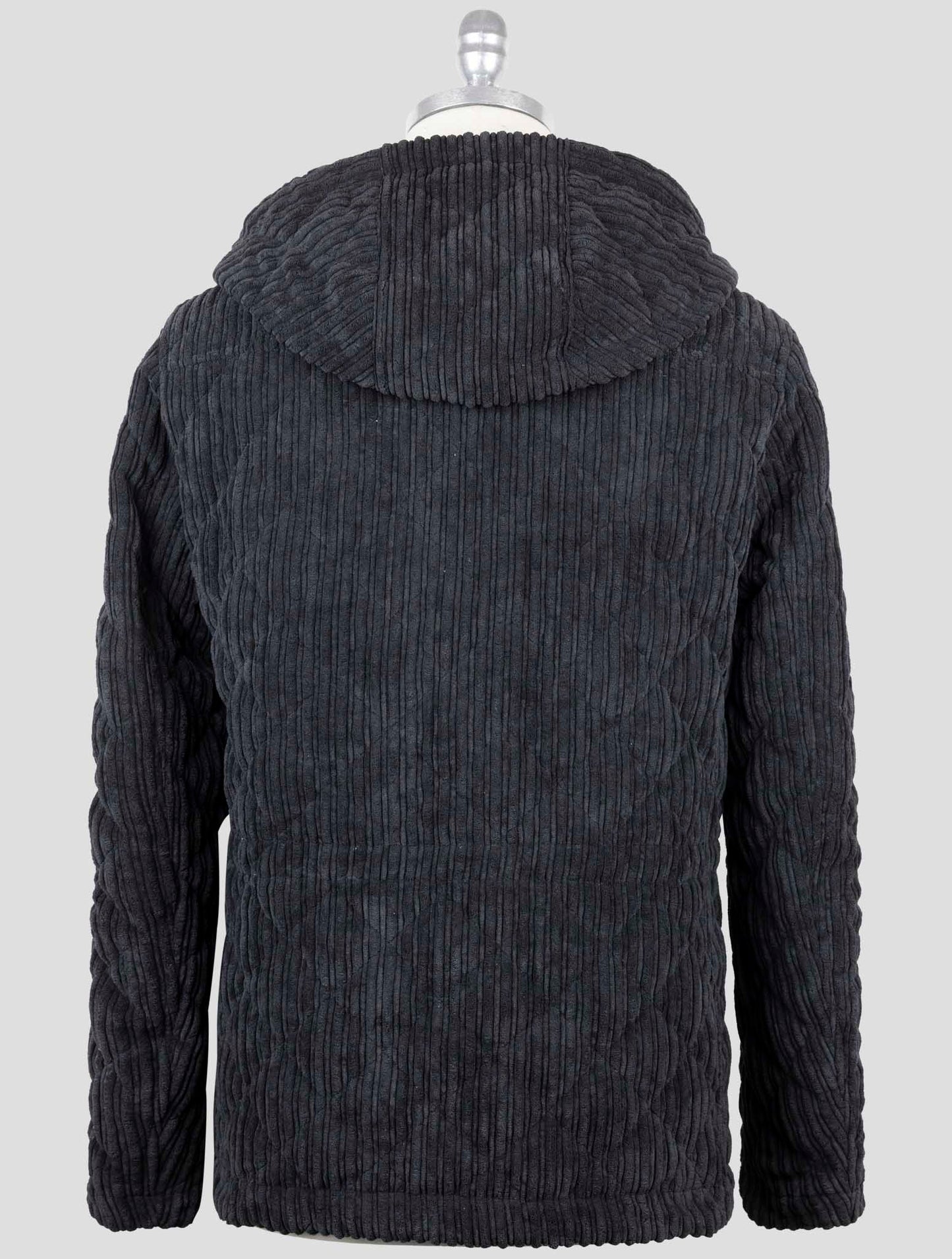 Kiton Knt Black Pl Pa Velvet Coat