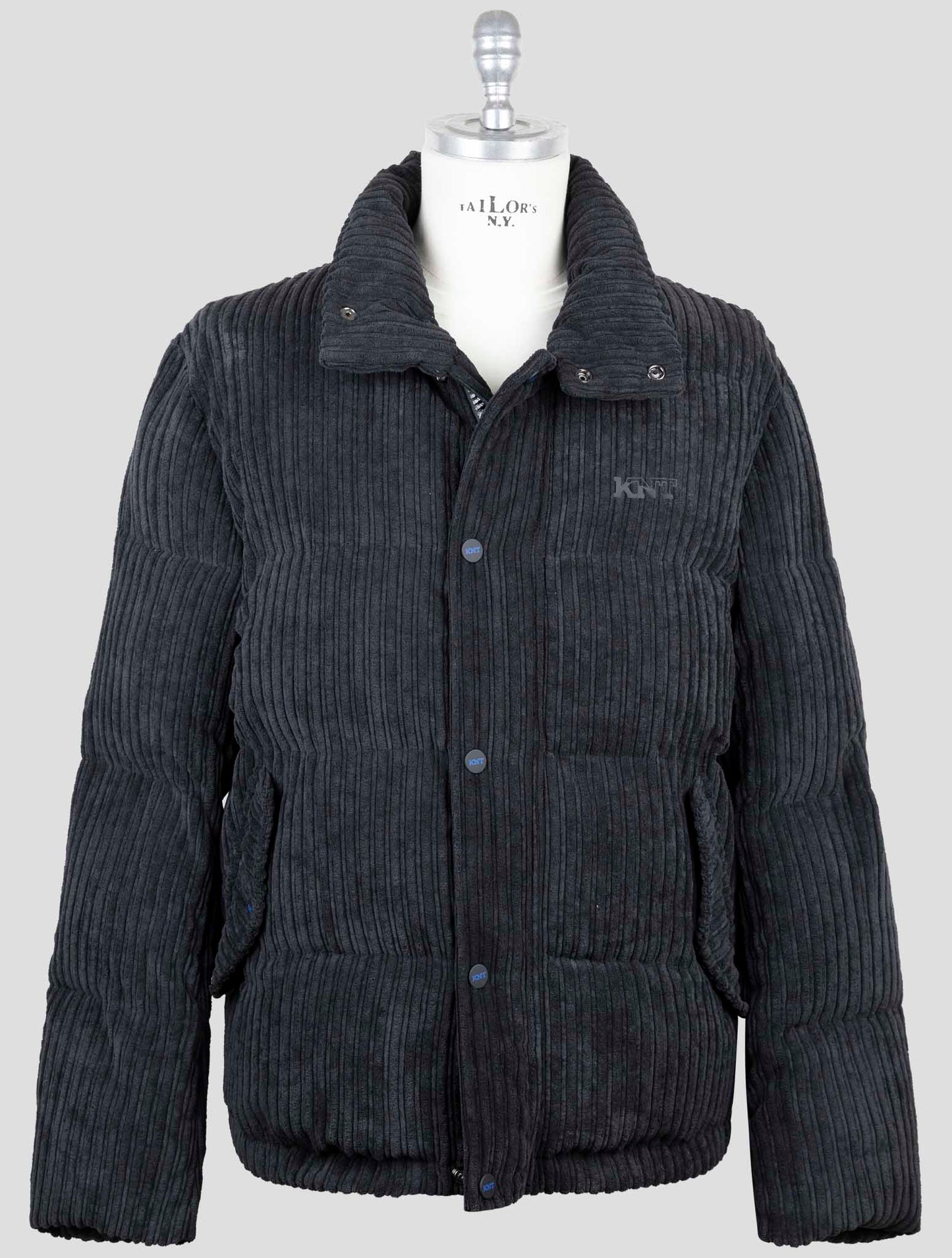 Kiton Knt Black Pl Pa Velvet Coat