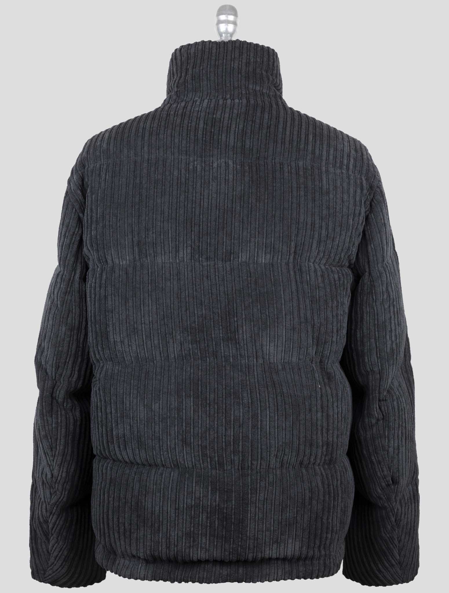 Kiton Knt Black Pl Pa Velvet Coat
