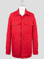 Kiton Knt Red Pl Pa Velvet Coat