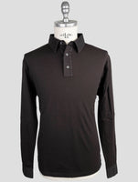Kiton Brown Cotton Ea Sweater Polo